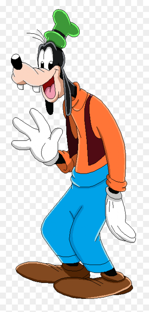 Goofy Sticker Clipart - Full Size C