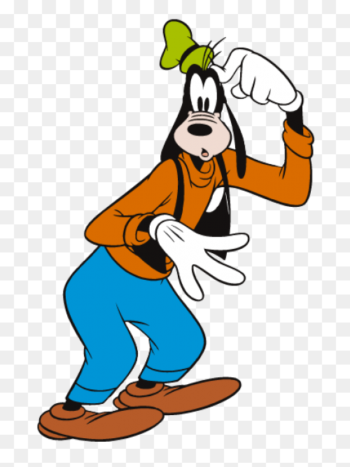 Goofy Sticker Clipart - Full Size C