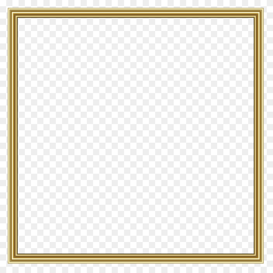 Download Hd Frame Border Square - Gold Frame Border