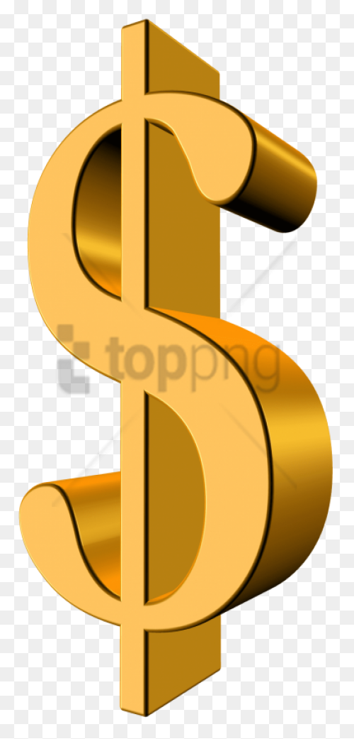 Free Gold Dollar Sign Png, Download