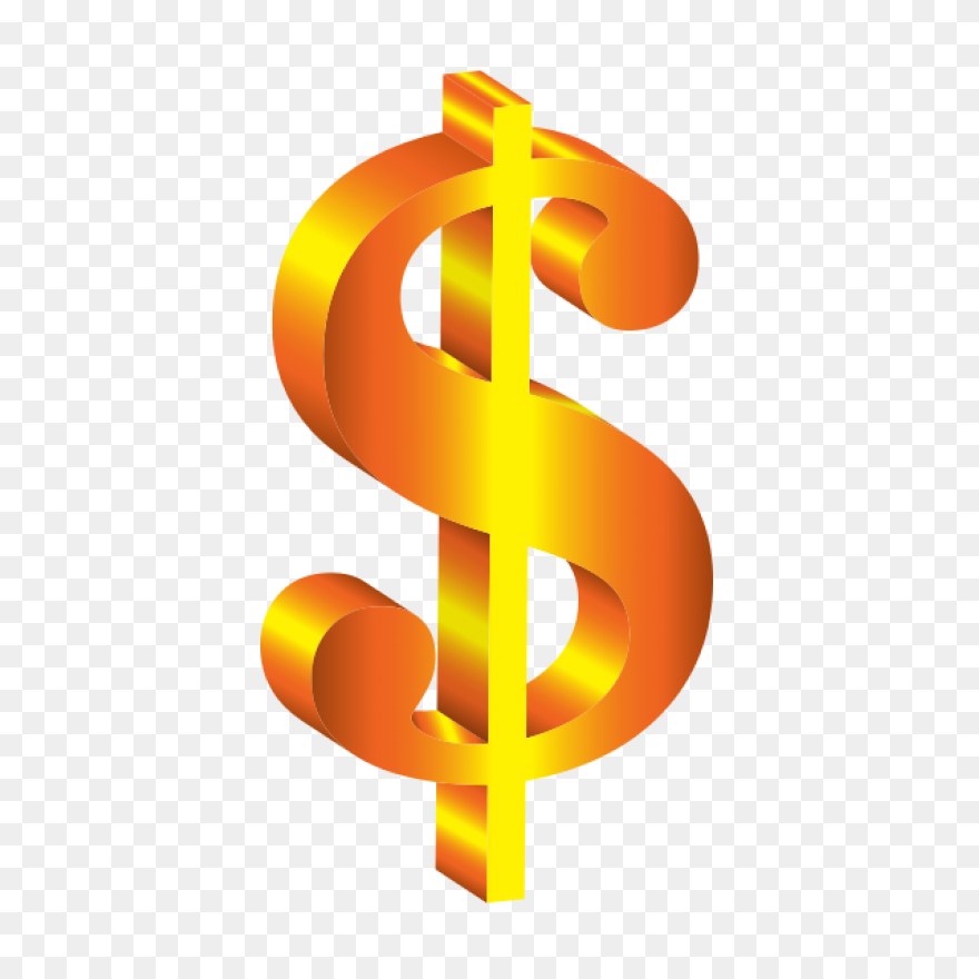 Free Gold Dollar Sign Png, Download