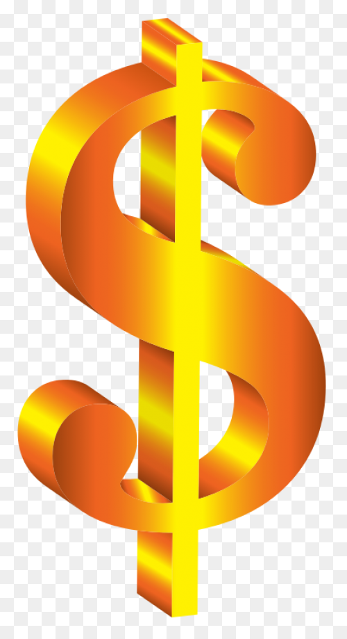 Free Gold Dollar Sign Png, Download