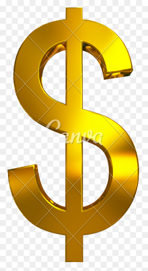 Free Gold Dollar Sign Png, Download