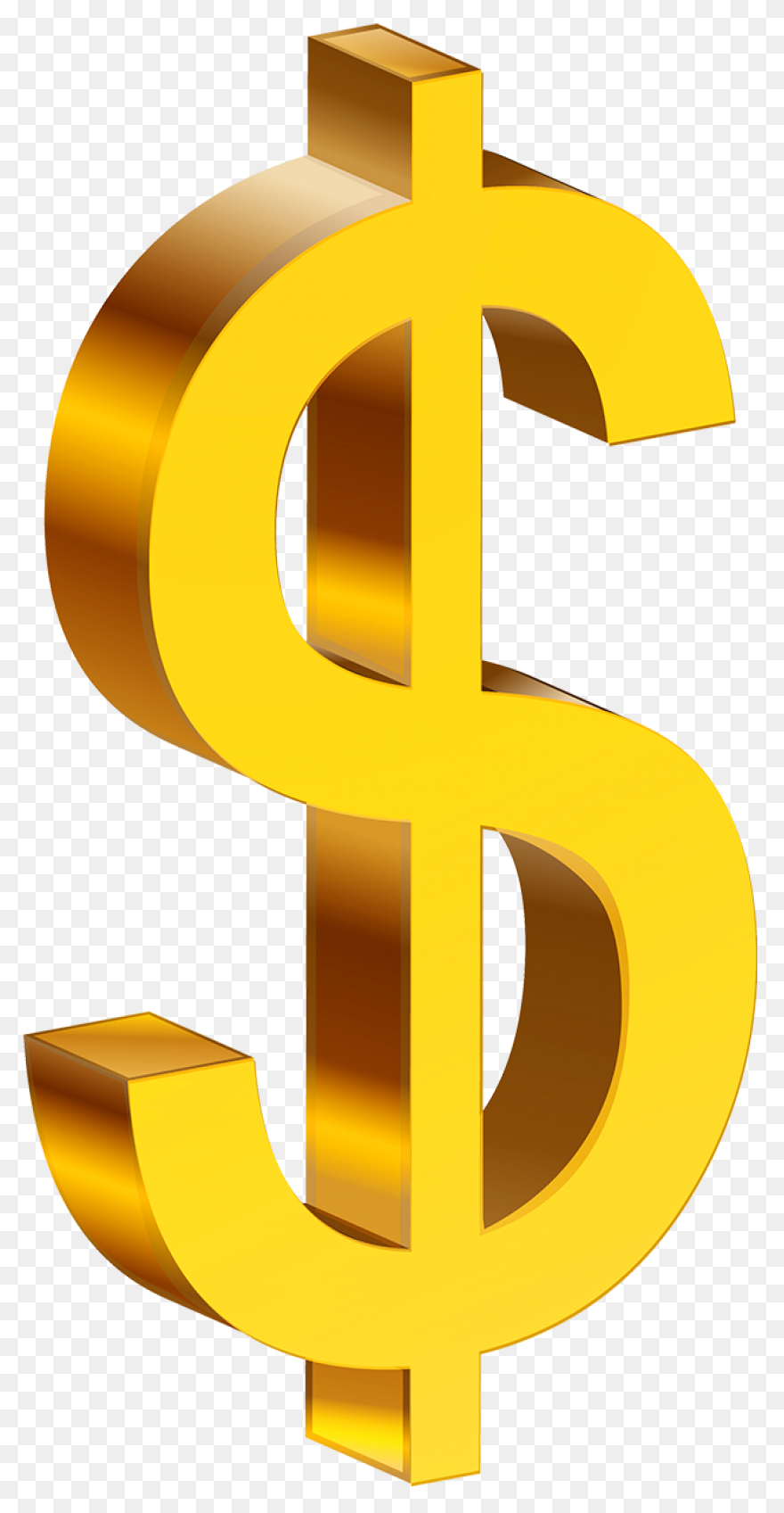 Free Gold Dollar Sign Png, Download