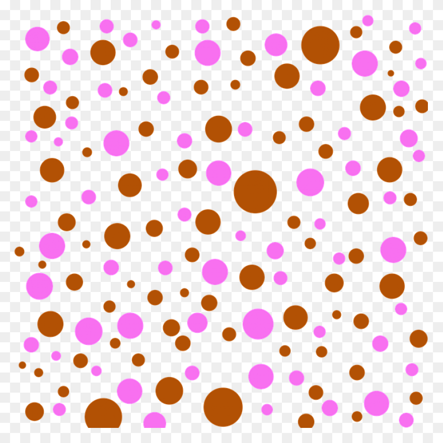 Patterns Brown Pink Polka Free - Gold Dots