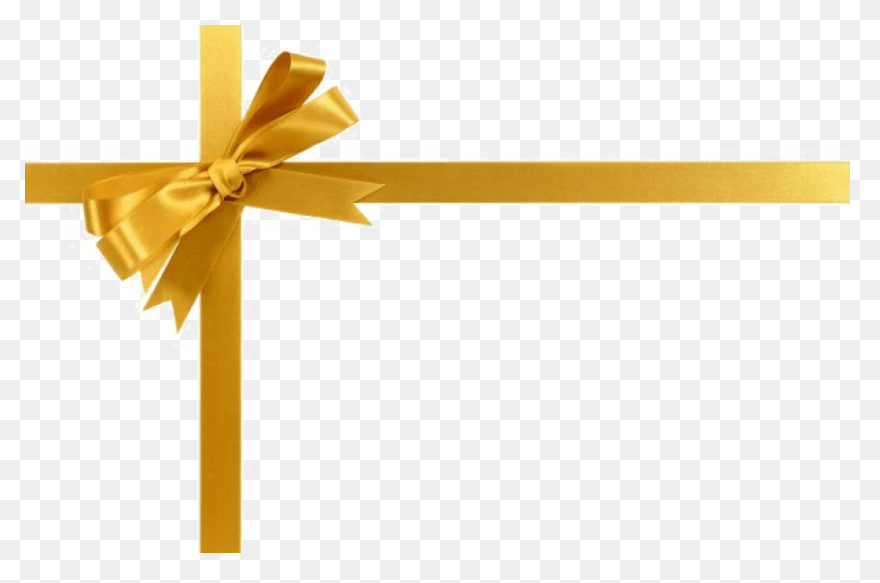 Gold Bow Bow Clipart, Satin Bows, R