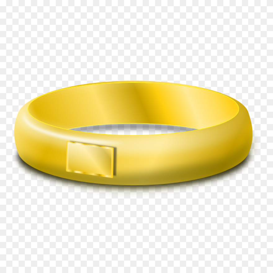Wedding Rings Leaves - White And Ye