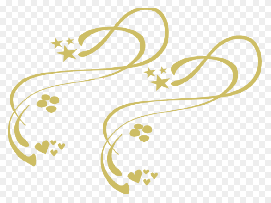 Golden Clipart Lines Vines Clipart - Golden