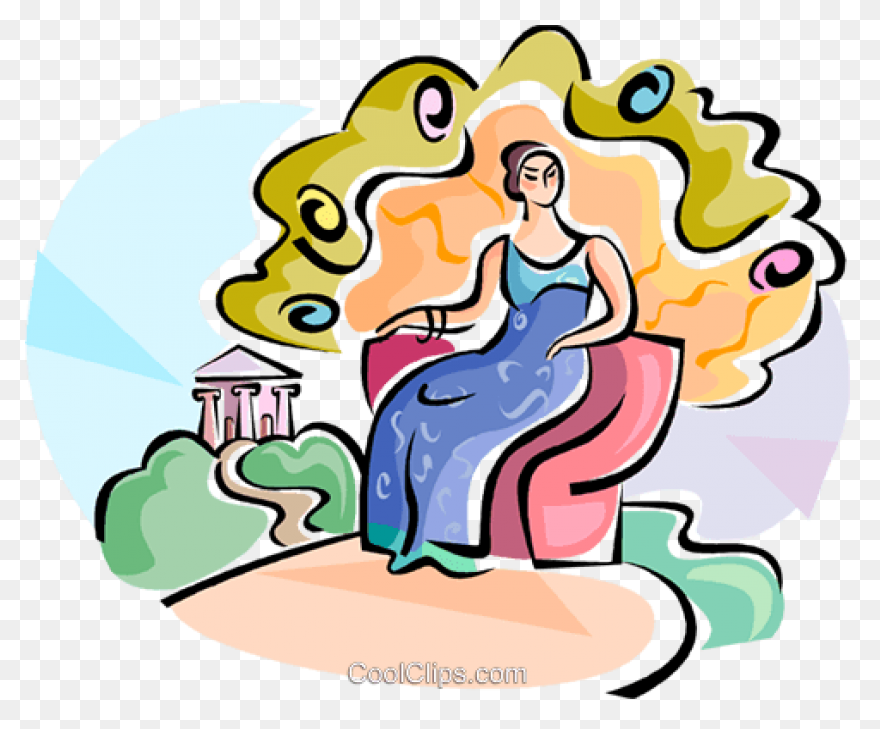 Goddess Clipart Spiral - Illustrati