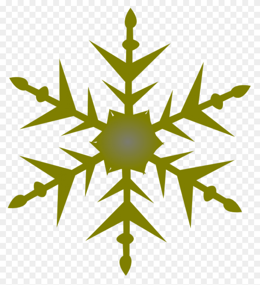 Free Snowflake Cliparts Gold, Downl