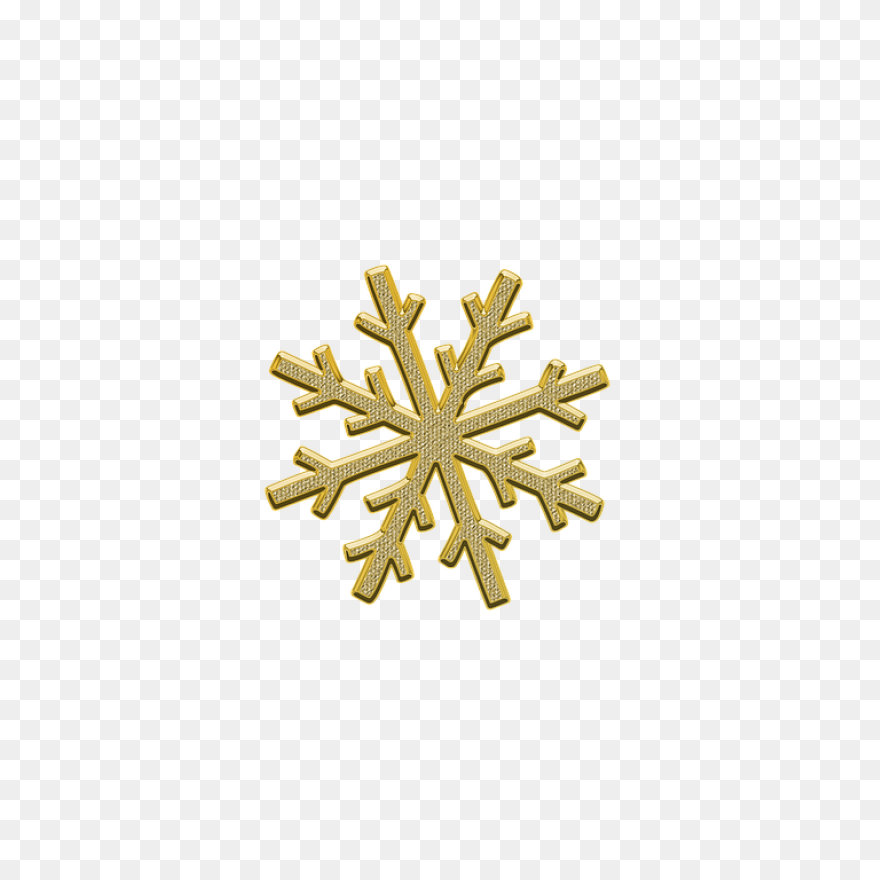 Free Snowflake Cliparts Gold, Downl