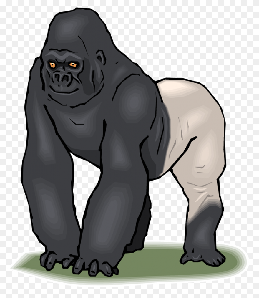 Gorilla Cartoon Transparent Backgro