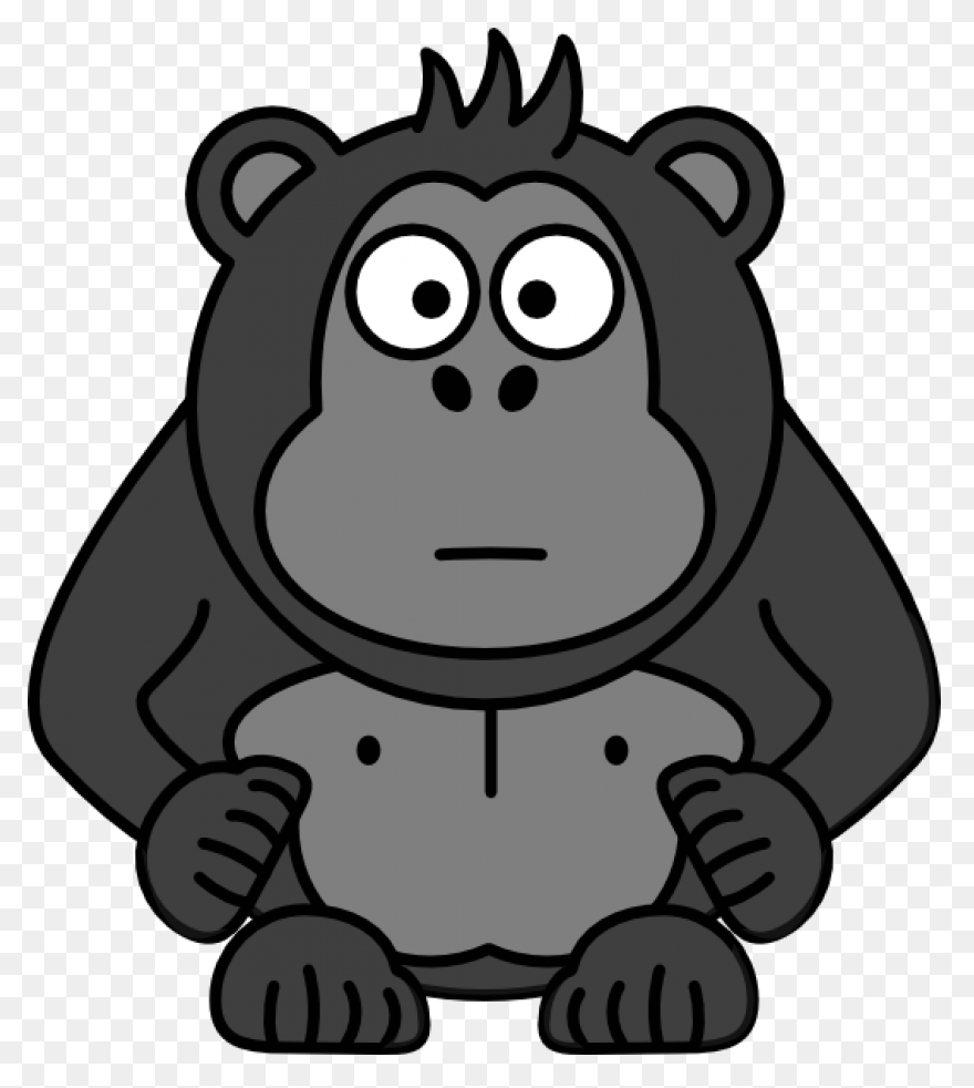 Gorilla Cartoon Transparent Backgro