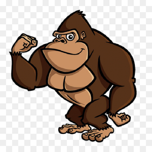 Gorilla Cartoon Background  - Gorilla
