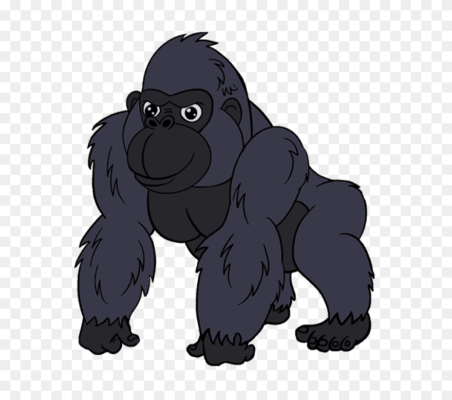 Gorilla Cartoon Transparent Backgro
