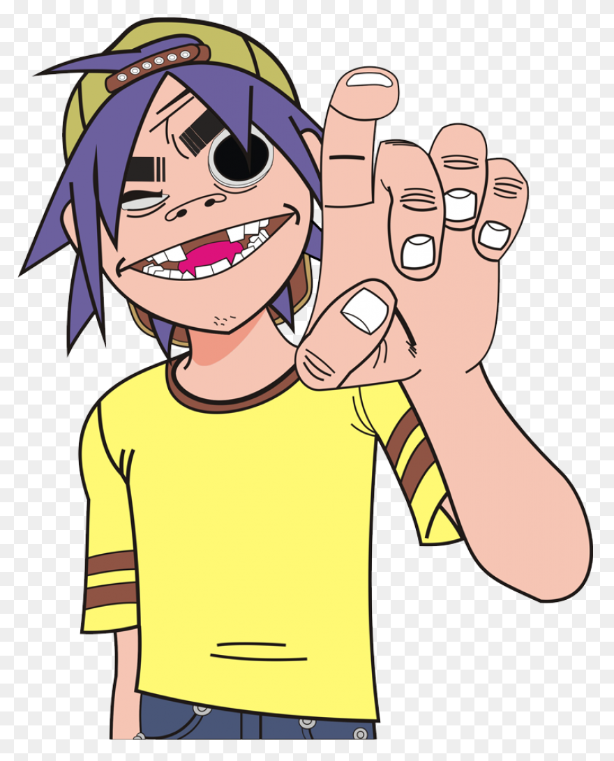 Tongue Out Sticker By Gorillaz For 