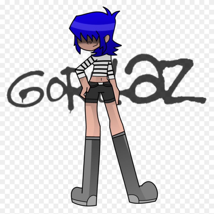 Tongue Out Sticker By Gorillaz For 
