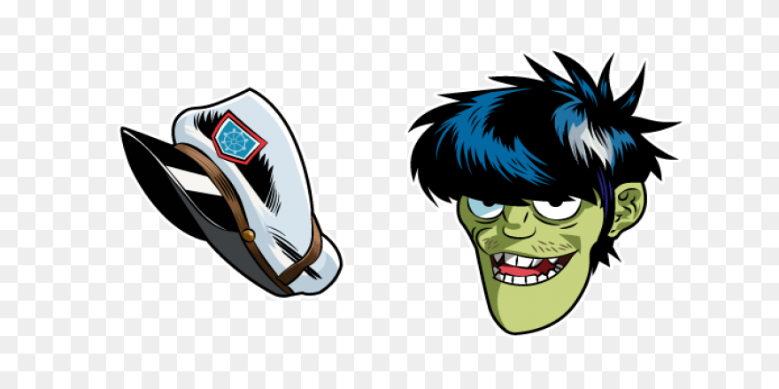 Tongue Out Sticker By Gorillaz For 