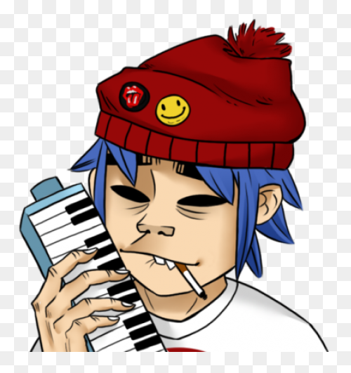 Tongue Out Sticker By Gorillaz - Gorillaz