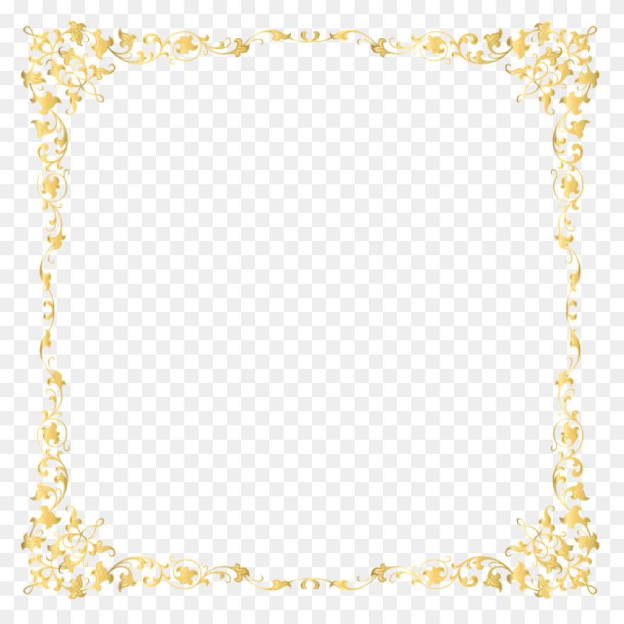 Free Gold Glitter Border  - Gold Glitter