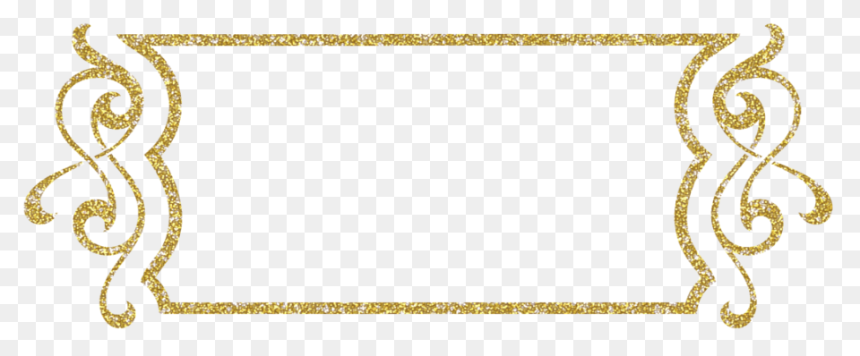 Free Gold Glitter Border Transparen
