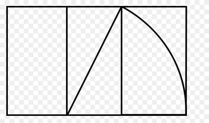 Golden Ratio Spiral Stylized - Clip