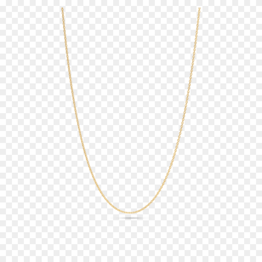 Gold Chain Necklace – Stone - Gold Necklace