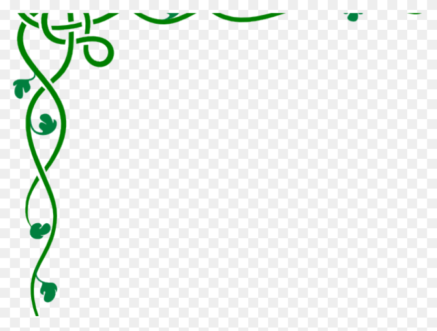 Vines Clipart Greenery Corner Border - Greenery