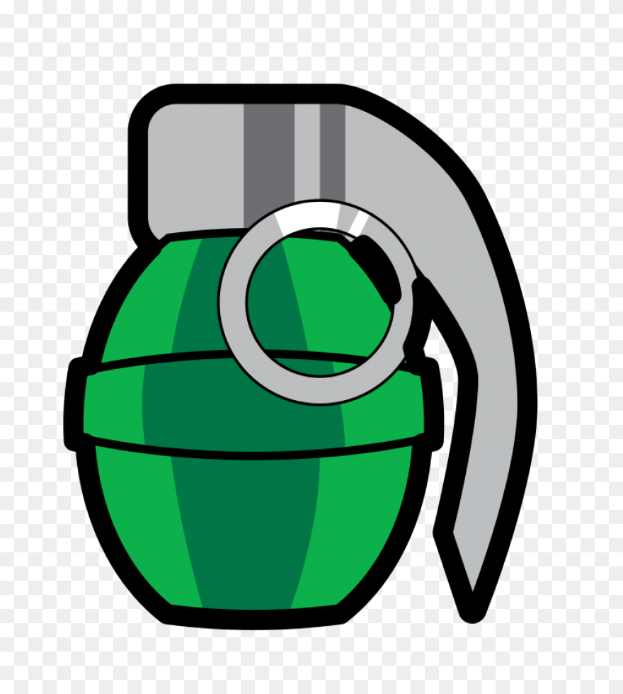 Transparent Hand Grenade Clipart, H