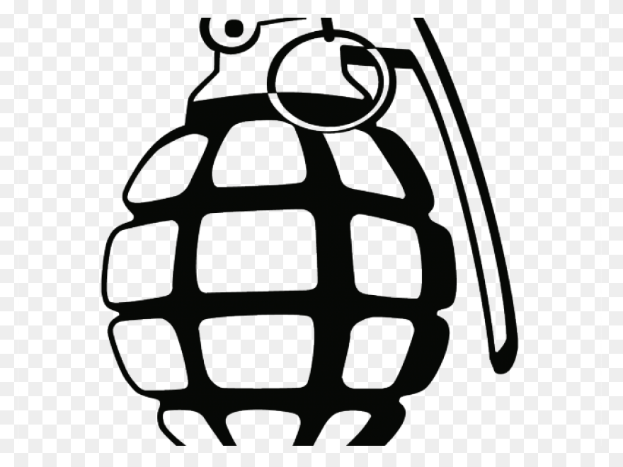 Transparent Hand Grenade Clipart, H