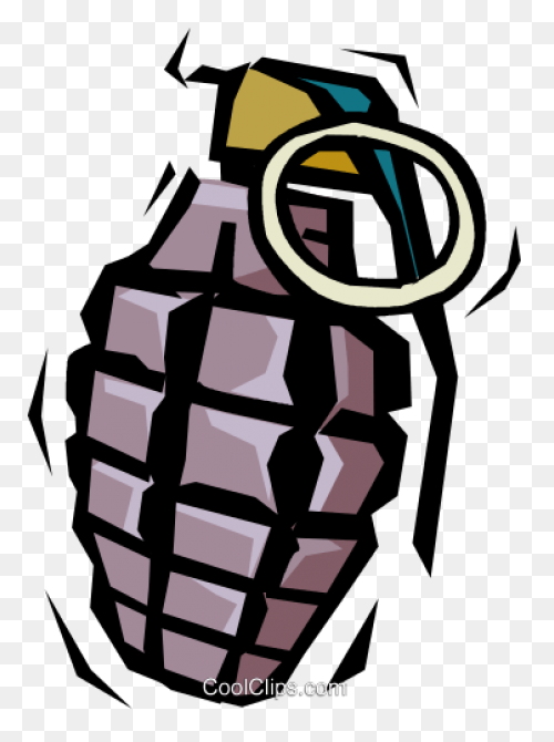 Transparent Hand Grenade Clipart, H