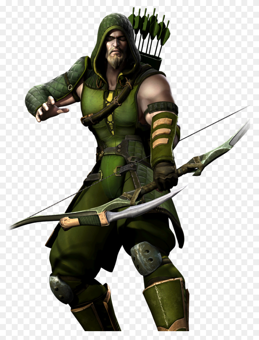 Green Arrow Comic Png Clipart Black