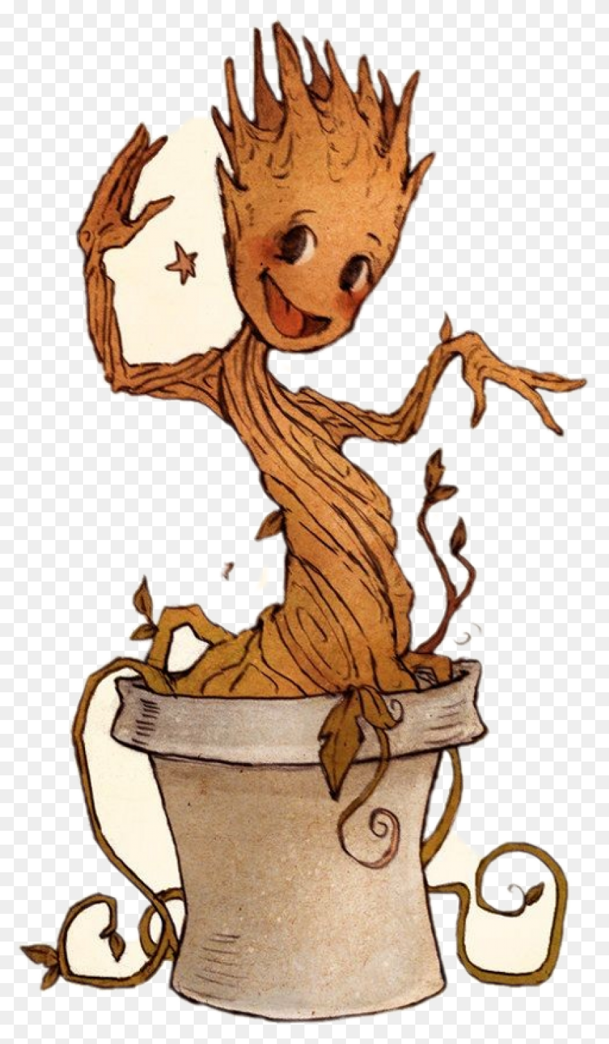 Groot Iamgroot Cute Kawaii Kawaiigr