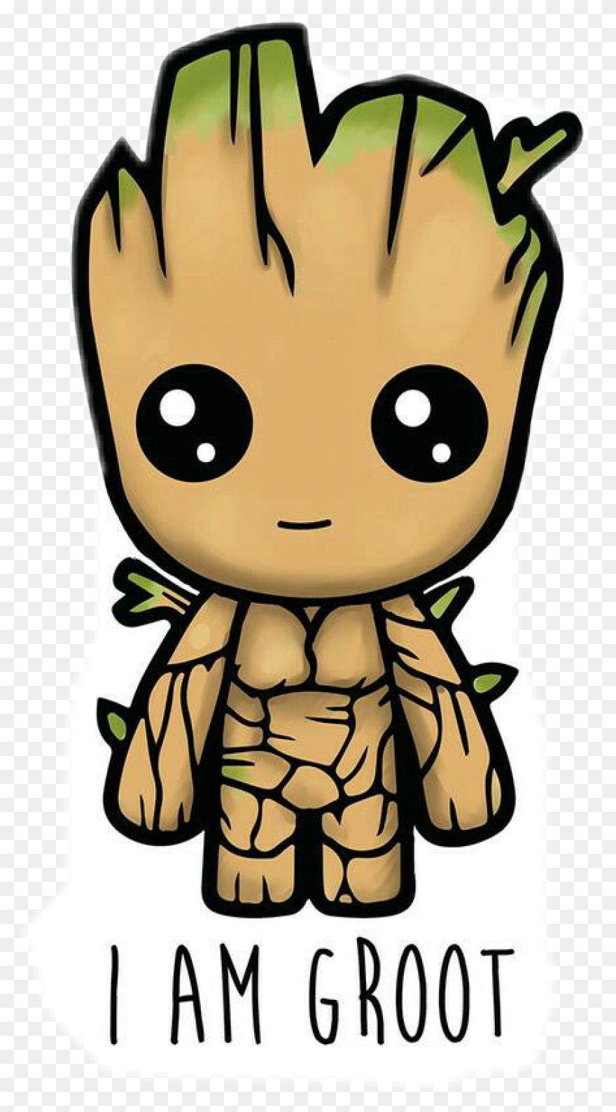 Groot Iamgroot Cute Kawaii Kawaiigr