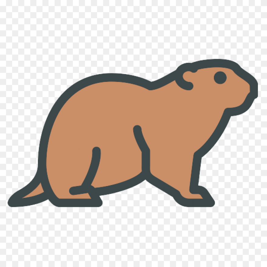 Groundhog Vector PNG WebP Icon - Groundhog