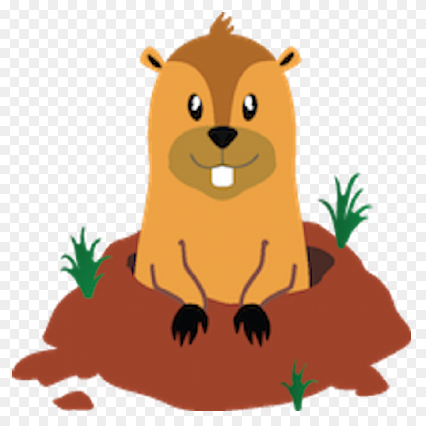 Happy Groundhog Clip Art - Happy Gr