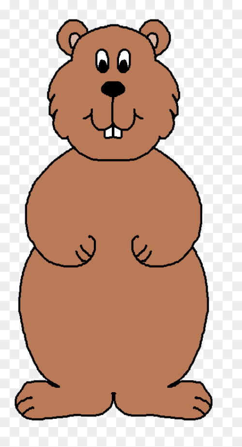 Happy Groundhog Clip Art - Happy Gr
