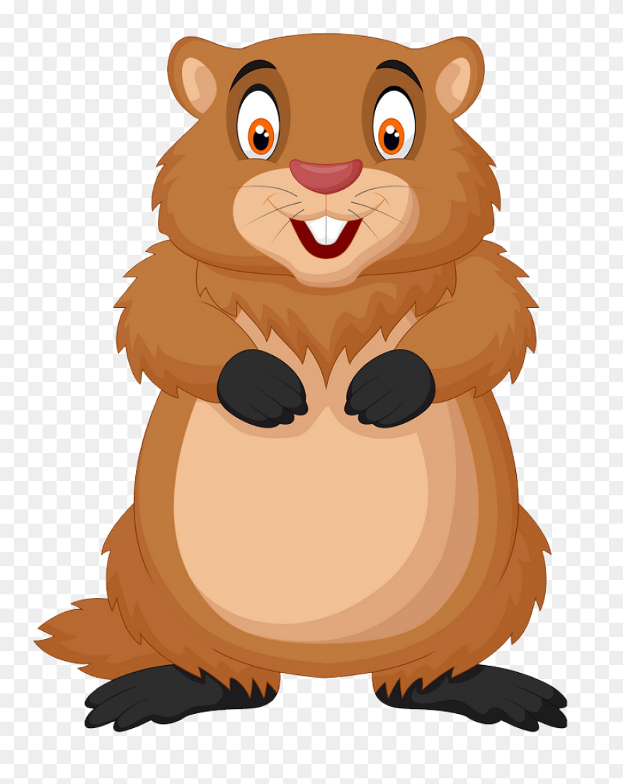 Happy Groundhog Clip Art - Happy Gr