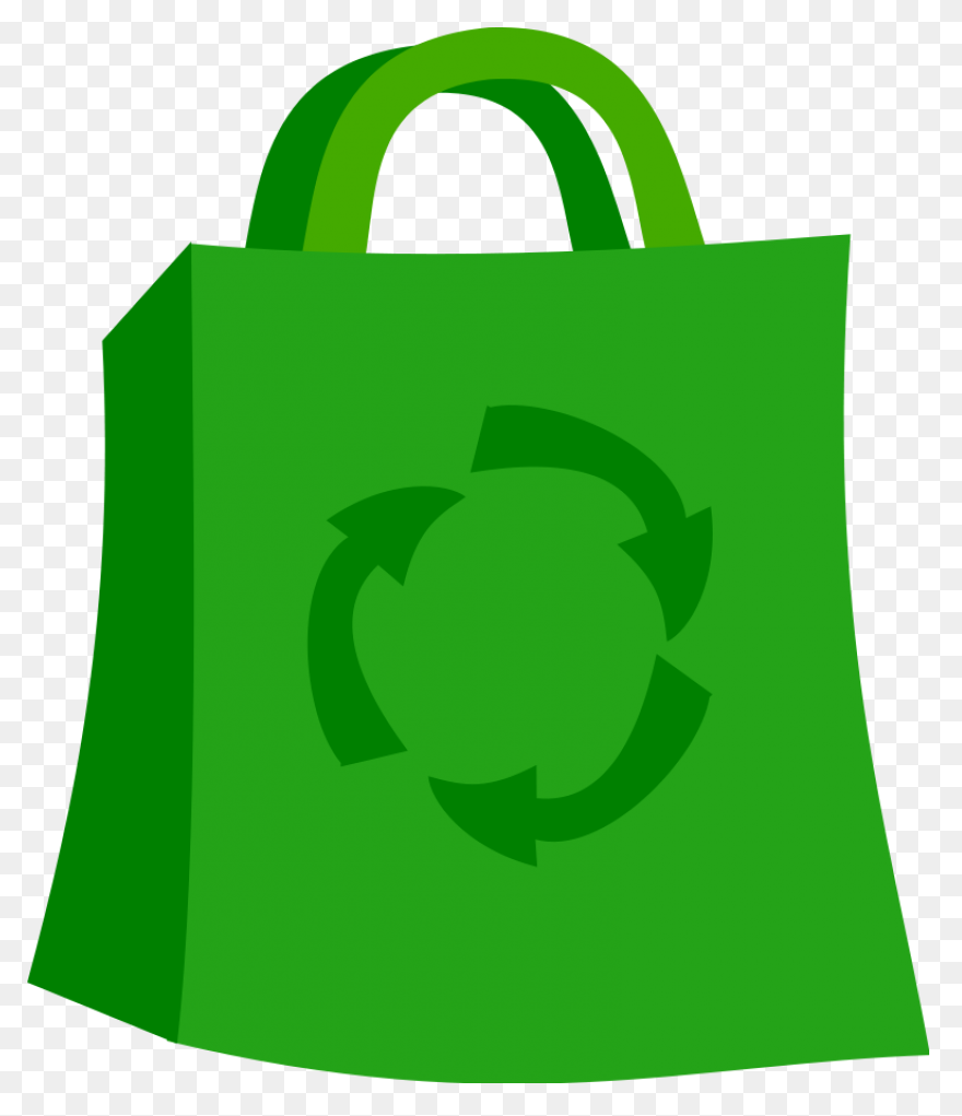 Eco Friendly Grocery Bag Clip Art -