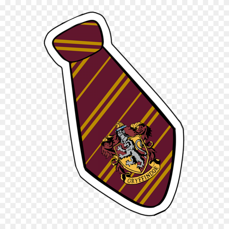 Gryffindor Tie Sticker - Gryffindor