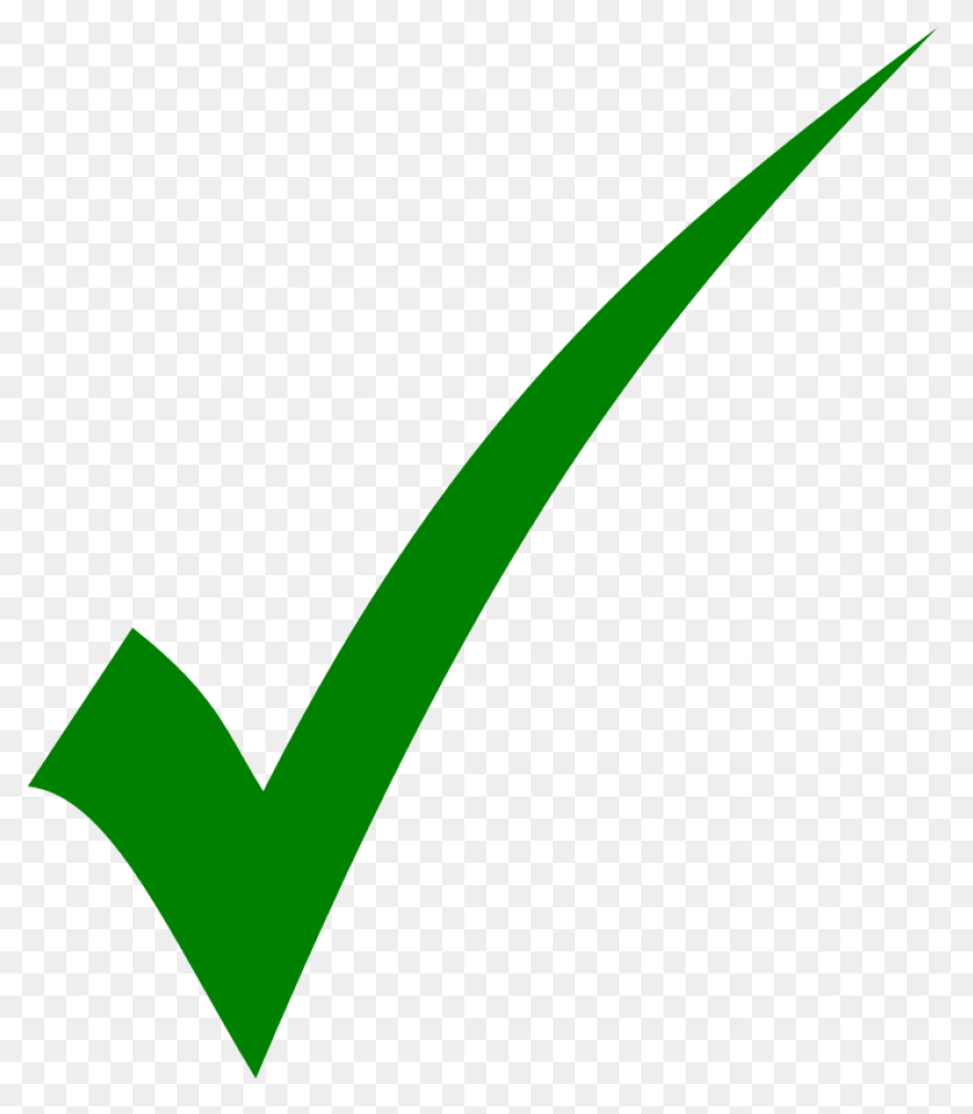 Tick Mark Symbol Icon - Transparent