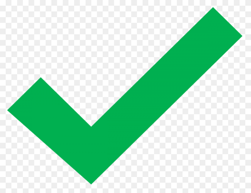 Tick Mark Symbol Icon - Transparent