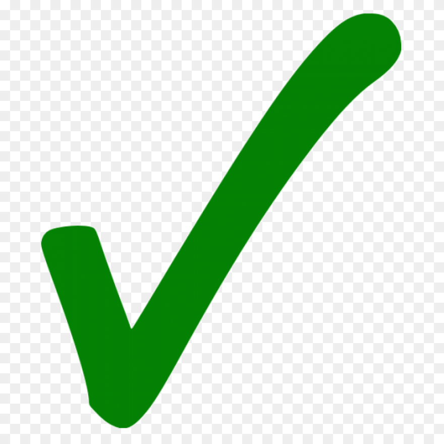 Tick Mark Symbol Icon - Transparent