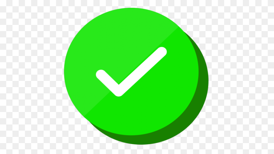 Tick Mark Symbol Icon - Transparent