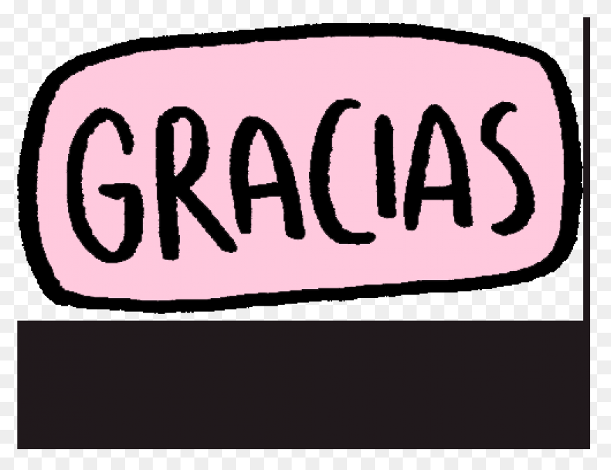 Gracias Thank You Merci - Sticker B