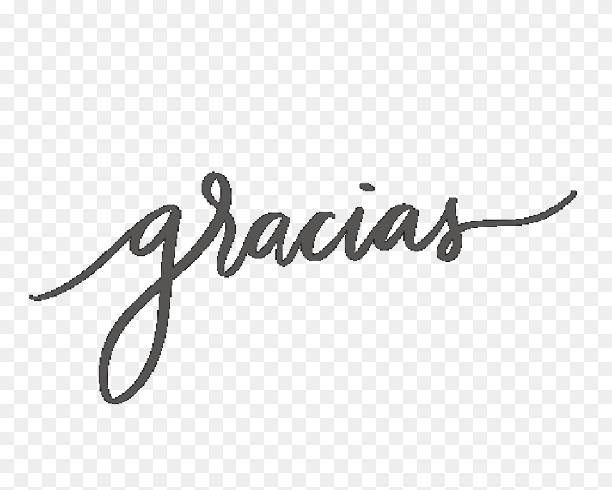 Gracias Thank You Merci - Sticker B