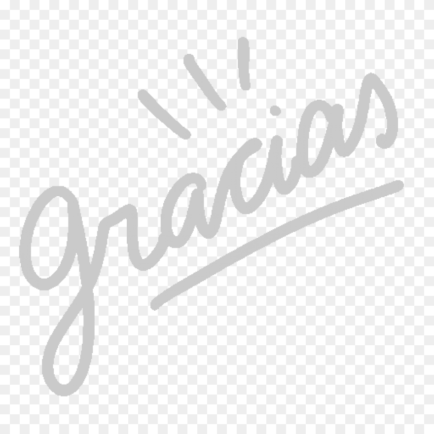 Gracias Thank You Merci - Sticker B