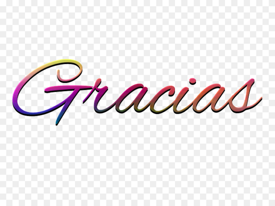 Gracias Thank You Merci - Sticker B