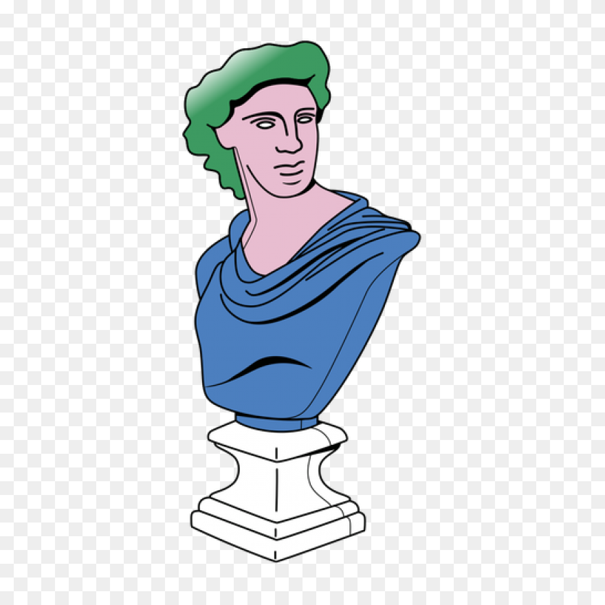 Synthwave Retrowave Style Statue Gi