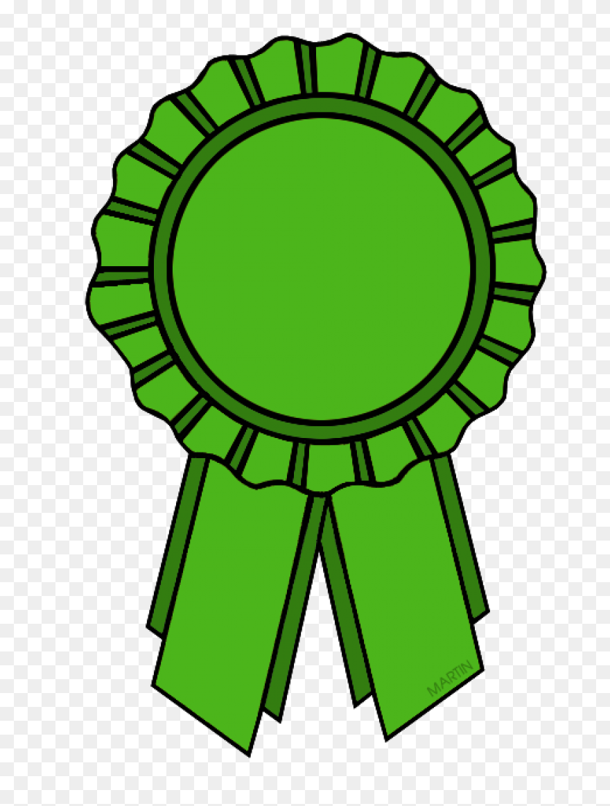 Miniclips:ribbons Clipart By Phillip Martin - Green Ribbon